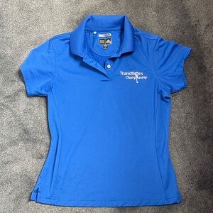 Adidas Blue Women's Button Down Shirt